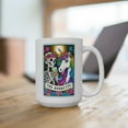 thumbnail image 4 of Gulf Coast Online Funny Skeleton Tarot Card Coffee Mug 15oz Ceramic Cup, 4 of 4