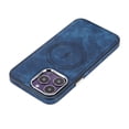 thumbnail image 4 of Magnetic Case for iPhone 15 Plus,Decase PU Leather Luxury Phone Cover Support Wireless Charging Slim Lightweight Shockproof Mag Safe Shell,for Apple iPhone 15 Plus 6.7" - Blue, 4 of 6