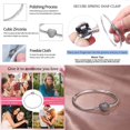 thumbnail image 4 of Gran oferta de pulsera de cuentas con cadena de serpiente y circonita en forma de corazón para mujer, abalorio de plata 925 compatible con cuentas Pandora originales, joyería DIY, Buen regalo, 4 of 5