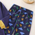 thumbnail image 6 of HFHAPW Toddler Pajamas Boys Girls Baby Pjs Sets Kids Snug fit 2pcs Long-Sleeve Fall Winter Sleepwear, 6 of 6