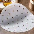 thumbnail image 3 of Hweilai 100 Sheets 100Pcs Steam Papers Round Non-Stick Paper Baking Paper, Non-Stick Parchment Paper(23cm in diameter), 3 of 5