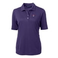 thumbnail image 2 of Women's Cutter & Buck Purple ECU Pirates Team Virtue Eco Pique Recycled Polo, 2 of 3