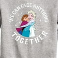 thumbnail image 3 of Frozen - We Can Face Anything - Toddler And Youth Crewneck Fleece Sweatshirt, 3 of 5