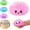 Pink, variant on Glitter Dumpling Squishy with Mystery Box, Viral Squishy Dumpling, Colorful Dumplings Stress Balls Fidget Sensory Balls Bao Bun Squeeze (Pink)