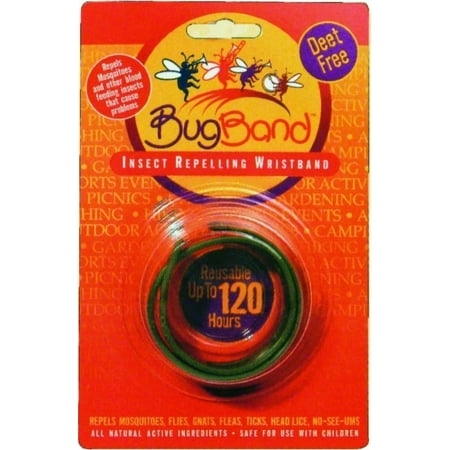 BugBand Insect Repellent Deet Free Wristband, Colors May Vary 1 ea