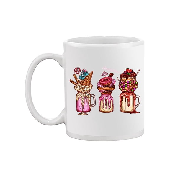 Crazy Milkshake Design Mug Unisex's -Image by Shutterstock