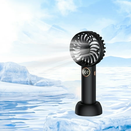 

Ganenn Digital Screen Display Small Fan That Can Be Straighten Or Tilted To Blow Food Silent High Wind Cooled Fan 1PC