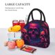 thumbnail image 5 of Balery Purple-Red Skull Bolsa de Almuerzo para Mujeres, Caja de Almuerzo, Bolsa de Almuerzo Pequeña Impermeable, Tote de Almuerzo Reutilizable con Gran Capacidad, 5 of 6