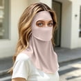 thumbnail image 4 of Full Face Sun Mask for Women Breathable UV Protection with Neck Coverage, Summer Outdoor Mask Pink Free size(Free Size), 4 of 6