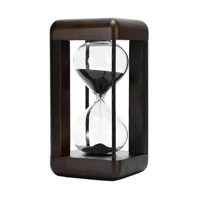 Large Premium Walnut Hourglass,60 Minutes Sand Timers,Hour Glass with Sand Timer for Gift,Hourglass