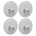 thumbnail image 1 of D Ring Patch, Stainless Steel D Ring Patch 4 PCS Lightweight Portable Rust Proof Complete Paste Install With Adjustable Rope For Kayaks, 1 of 8