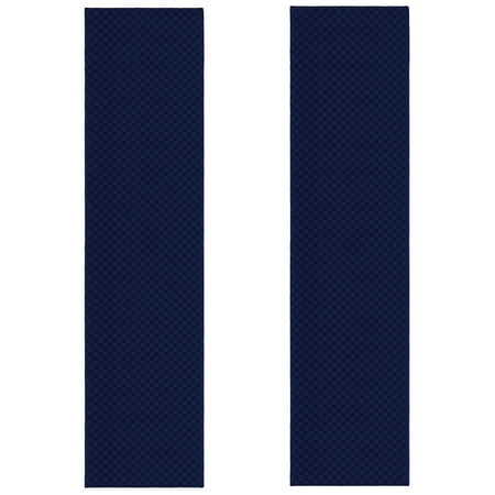 

Garland Rug Medallion 2 ft. x 10 ft. & 2 ft. x 10 ft. 2-Piece Runner Set Navy