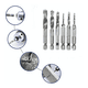 thumbnail image 4 of Kit Broca  Bloosom Machuelo Estándar Roscador 1/8 - 3/8 Pulg. Plata, 4 of 4