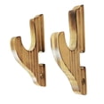 thumbnail image 2 of BELOVING Sword Holder Wall Mounted Decorative Wooden Rack for Samurai Flute Wakizashi 1 Tier, 2 of 9