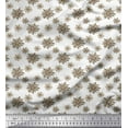 thumbnail image 1 of Soimoi Silk Fabric Aster Floral Print Fabric by the Yard 42 Inch Wide, 1 of 3