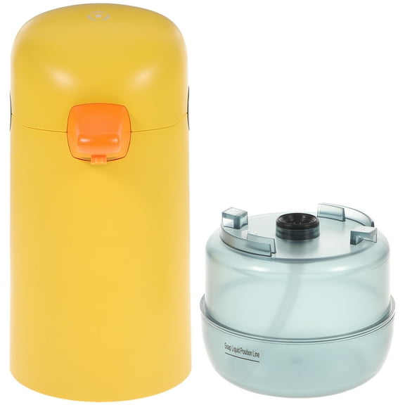 Foaming Hand Soap Dispenser Touchless Sponge Toothpaste Child Yellow