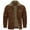 Brown, variant on Olyvenn Men's Corduroy Jacket Sherpa Lined Fleece Trucker Jackets Cotton Turn-down Collar Jacket Warm Winter Coat Green 8