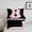 Pink, variant on Feelyou Initial Letter A Bedding Twin Comforter Set, Black Pink Down Comforter, Kawaii Bow-tie Reversible Comforters & Duvets, Lightweight Room Decorative, 2pcs