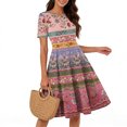 thumbnail image 4 of Fashion A-Line Dress for Women CIENVNSTG Flowy Summer Dress Perfect for Casual Outings or Parties, 4 of 6