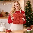 thumbnail image 5 of Christmas Elements Baking Mold Multi Cavity Cake Decoration Pan Holiday Chocolate Dessert Candy Tray DIY Cookie Sheet For Creative Family Holiday Baking Treats , Brown, 5 of 6