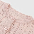 thumbnail image 6 of oqasdz Girls Jackets Children Knit Cardigan Thin Breathable Baby Spring Fall Comfortable Blouse Top Coat Outwear Size 2 Y-3 Y, 6 of 7