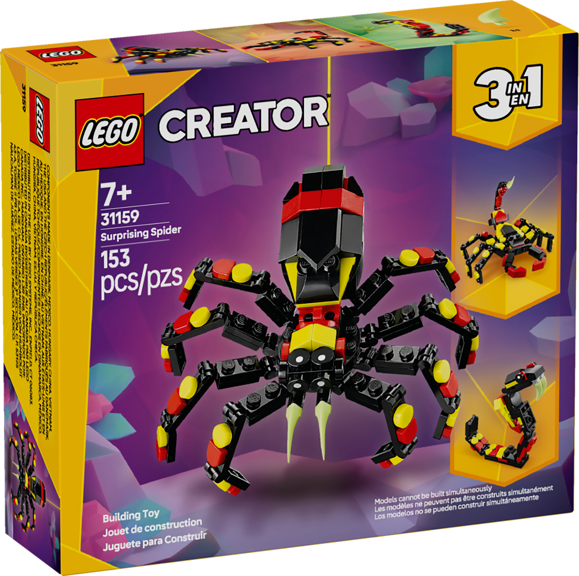 LEGO Creator 3 in 1 Wild Animals Surprising Spider photo 2