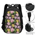 thumbnail image 3 of Daiia Colorful Roses Pattern USB Charging Backpack for Men and Women, Anti-Theft Backpack,Travel Backpack,School Backpack,College Backpack,Laptop Backpack, 3 of 7