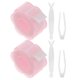 thumbnail image 5 of 2 sets cintas de párpado doble transparentes con patines para la bifurcación parches de ojos de belleza (rosa), 5 of 6