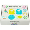 thumbnail image 3 of Trademark Home Infant Baby Feeding Set, Silicone, 8-Piece, Multicolor, 3 of 7