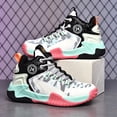thumbnail image 2 of Kids Basketball Shose Breathable Mesh Non Slip Sport Sneakers for Boys Girls, 2 of 6