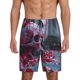 thumbnail image 1 of Fotbe Gothic Red Skull Cemetery Pantalones Cortos de Pijama para Hombre, Ropa de Dormir, Pantalones de Pijama Cortos para Hombre-XX-Large, 1 of 6