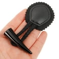 thumbnail image 5 of 4 Pairs Diagonal Buckle Horn Toggles Closure Buttons Leather Dress Sweater Coat Retro Clothes Bevel, 5 of 6