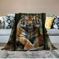 thumbnail image 2 of HENGT  Tiger Blanket Warm Soft Flannel Bed Sofa Couch Throw Blanket Comfy Plush Gift Blankets for Adult Kids, 2 of 6