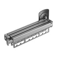 thumbnail image 2 of Qiopertar Clearance Home Decor Retractable Drying Rack Folding Drying Rack No Space Easy To Use Strong Aluminum Can Be Folded Three Times under $5 Saving Up To 99% Off, 2 of 6
