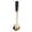 Black, variant on LIERTOUR Stainless Steel Flower Spoon Elegant Ceramic Handle Mixing Spoons for Coffee Tea Dessert Sugar Home Kitchen Office Use Stylish Floral Pattern Stirring Tool Gift Pink
