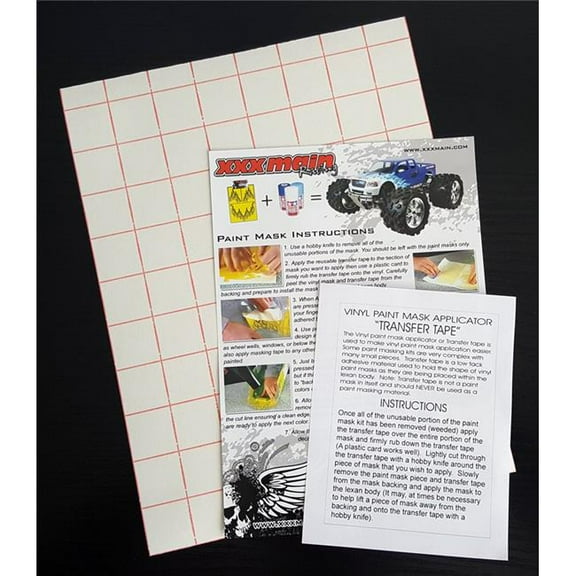 XXX Main Racing XXXM999L Vinyl Paint Mask Applicator Transfer Tape