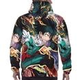 thumbnail image 2 of My Hero Academia Deku Sweatshirt For Mens Fashion Hoodies Pullover Athletic Daily Hoody Hooded Gift, 2 of 5