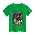 thumbnail image 4 of UAYOTSE Girls Patriotic American Flag T Shirts Kids 4th of July Summer Casual Short Sleeve Tops,Sizes 7-8 Years, 4 of 5