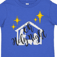thumbnail image 4 of Inktastic Oh Holy Night Christmas Nativity with Yellow Stars Boys or Girls Toddler T-Shirt, 4 of 5