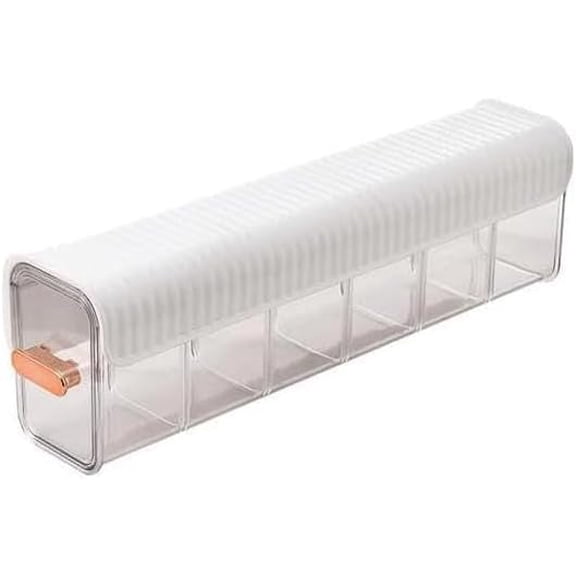 Socks Underwear Wall Mount Drawer Organizer, Switchable 6 Cell Drawer Acrylic Organizers Self-Adhesive Anti Dust Storage Boxes for Clothes Socks Lingerie Underwear Ties
