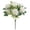 White, variant on Peony And Rose Artificial Flower Bouquet with Velvet Texture, Rolled Edges Silk Flowers for Home Decoration Weddings Three Dimensional Floral Arrangement, 1 Flower