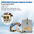 thumbnail image 3 of Conjunto de motor del ventilador del evaporador del refrigerador EAU63923603 12 V, 3 of 6