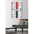 thumbnail image 2 of MLB League - Logos 23 Wall Poster with Magnetic Frame, 22.375" x 34", 2 of 6