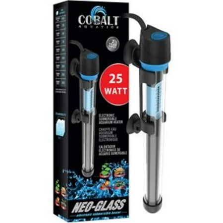 Ultra Distribution Service 478423 25W Cobalt Neo-Glass Submersible Aquarium Heater