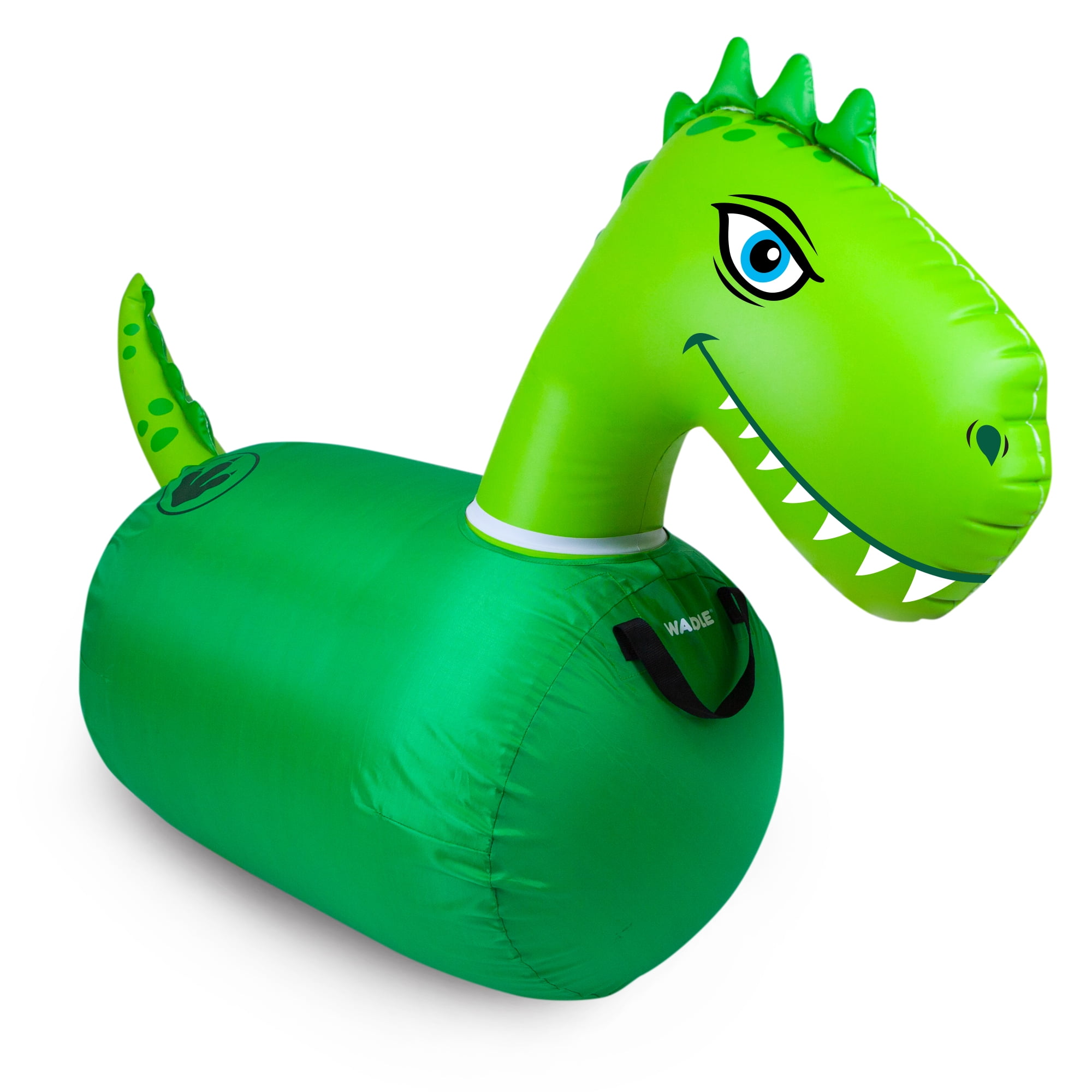 Waddle Large Green Dino Hip Hopper Inflatable Hopping Animal 