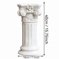 thumbnail image 2 of 1 PCS Garden Decorative Column, 12"Retro Elegant White Ancient Greek Style Roman Column, Suitable for Garden Decoration, Suitable for Weddings And Dining Tables, Multifunctional Indoor/outdoor Use, 2 of 7