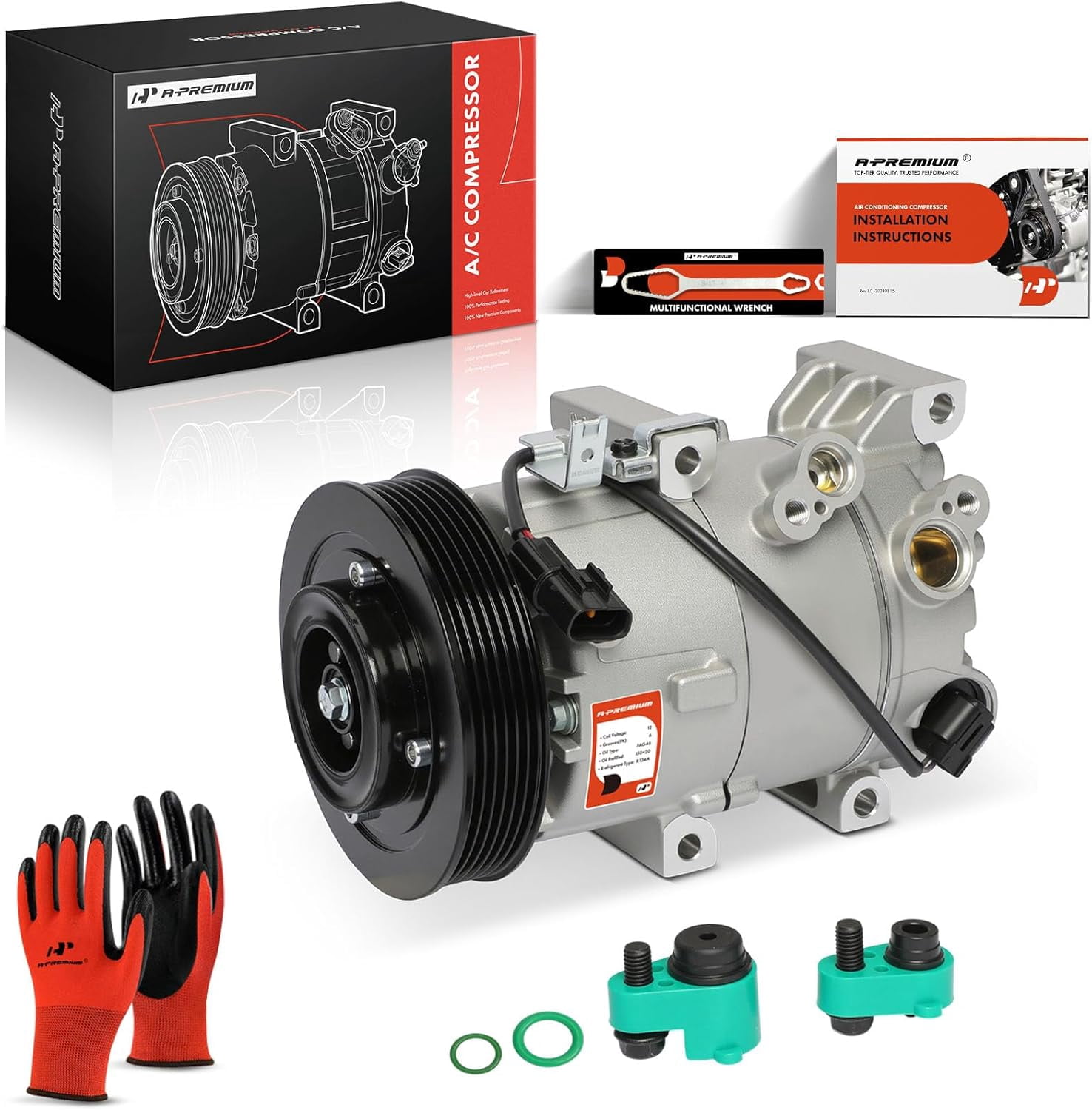 Denso 471-7056 A/C Compressor for 07-09 Acura RDX + more - Walmart.com