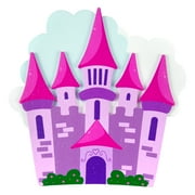 Hello Hobby Wood Castle Shape, Pre-Painted, 4" x 4"