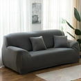 thumbnail image 4 of de Sofá para Sofá Esquinero Sofá Seccional en Forma de L EláStica Gris Que Admite Mascotas para Reposabrazos, 2 Plazas, 4 of 5