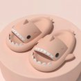 thumbnail image 3 of Zapatillas de verano para adultos con diseño de tiburón para hombre y mujer, zapatos de playa para interiores, zapatos de EVA con dibujos animados, zapatos planos para baño, sandalias antideslizantes, 3 of 5